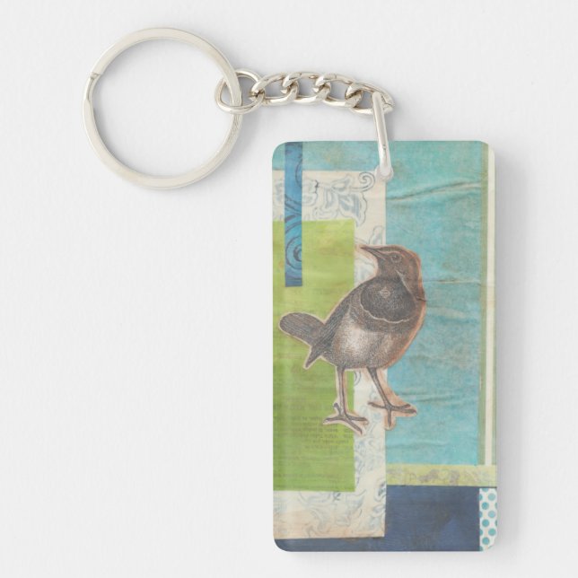 Avian Scrapbook I Key Ring (Front)