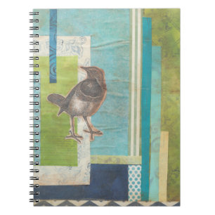 Avian Scrapbook I Spiral Notebook