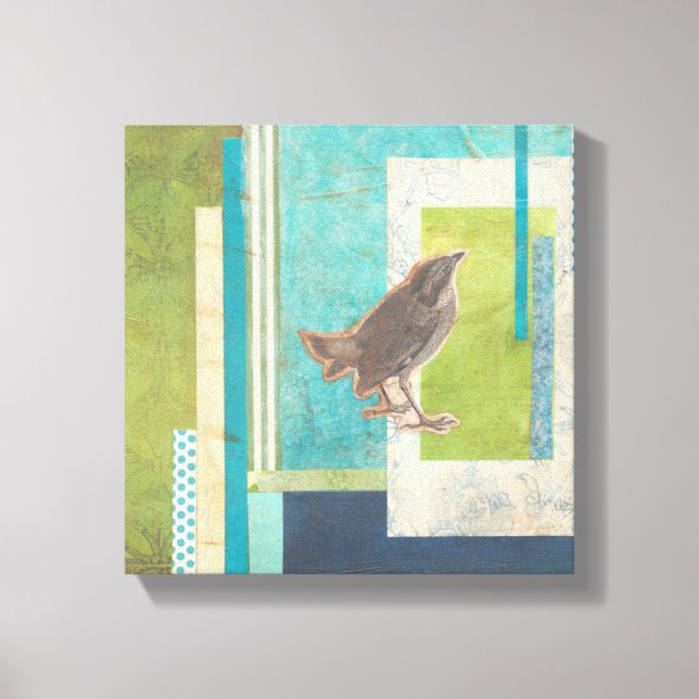 Avian Scrapbook II Canvas Print (Front)