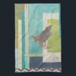 Avian Scrapbook II Tea Towel<br><div class="desc">Animals</div>