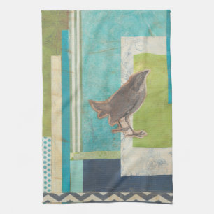 Avian Scrapbook II Tea Towel