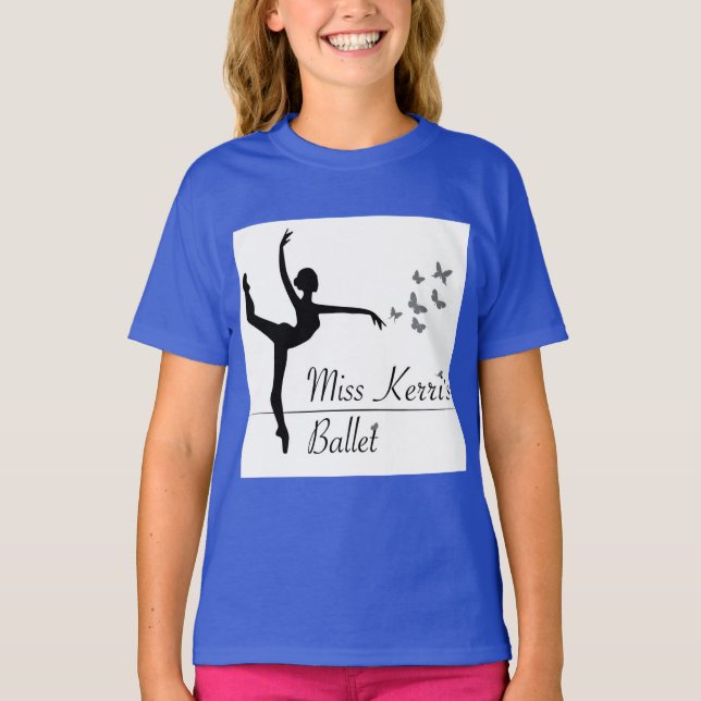 Aviano Ballet Program Girls Quote T-Shirt (Front)
