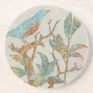 Aviary Collage I Coaster