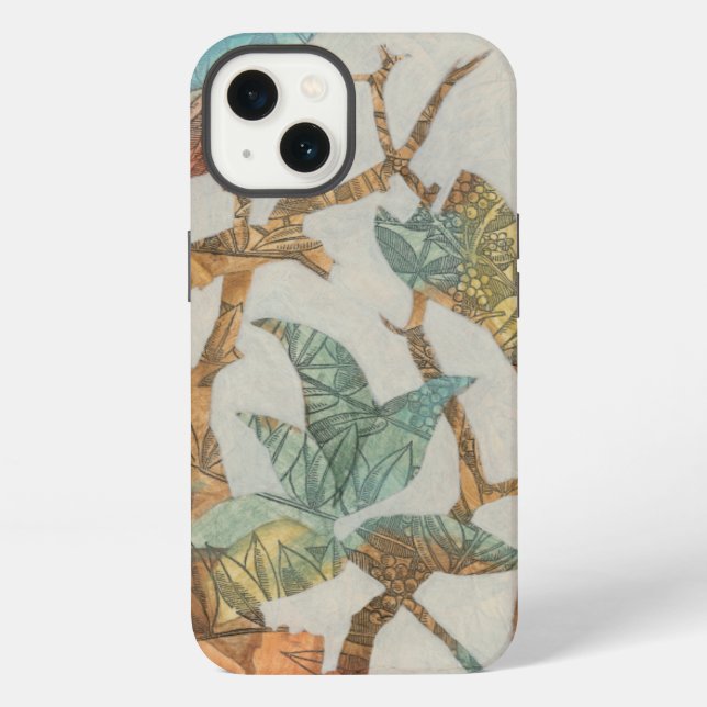 Aviary Collage I iPhone Case (Back)