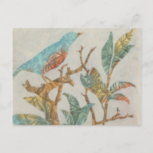 Aviary Collage I Postcard