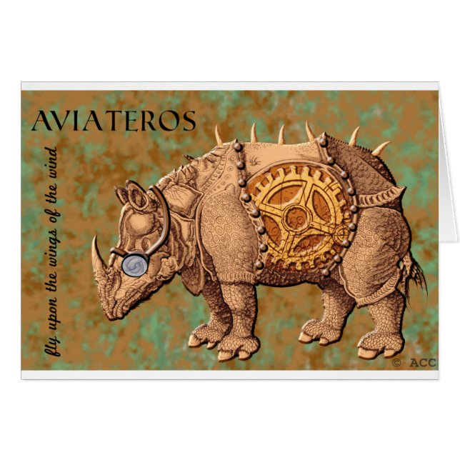 Aviateros (Aviator Rhinoceros) (Front Horizontal)
