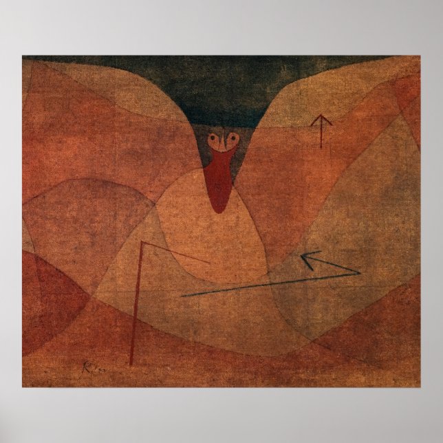 Aviatic Evolution by Paul Klee Poster (Front)
