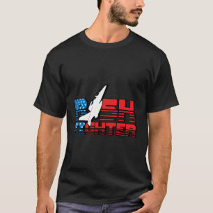 Aviation Aeroplane Fighter Jet Plane American Us F T-Shirt