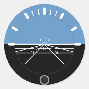 Aviation AI Round Sticker