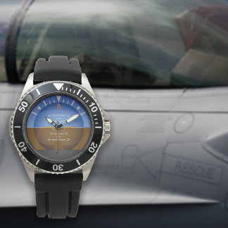 Aviation Aircraft Attitude Indicator Gauge Watch