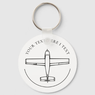 Aviation Airplane  Key Ring