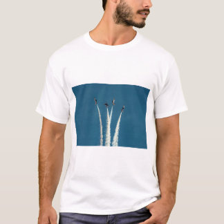 Aviation Airshow Military Jets Flying In Formation T-Shirt