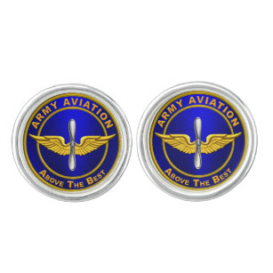 Aviation Army Veteran Cufflinks