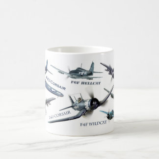 Aviation Art Mug " American warplane of WWII"