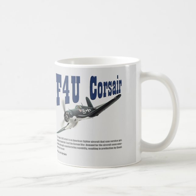 Aviation Art mug "F4U Corsair" (Right)