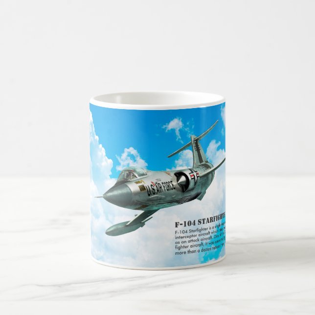Aviation Art Mug "F-104 Starfighter" (Center)