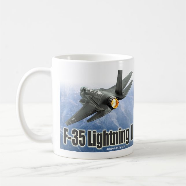 Aviation Art Mug "F-35 Lightning II" (Left)