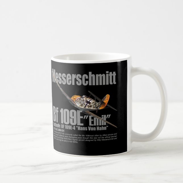 Aviation Art mug "Messerschmitt Bf 109" (Right)
