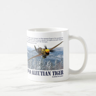 Aviation Art mug "P-40 Aleutian Tiger"