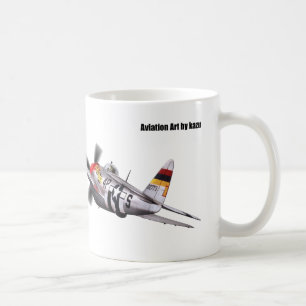 Aviation Art mug “Republic P-47 Thunderbolt "