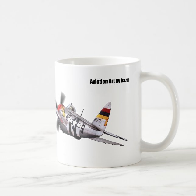 Aviation Art mug "Republic P-47 Thunderbolt" (Right)