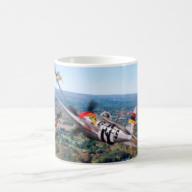 Aviation Art mug "Republic P-47 Thunderbolt" (Center)