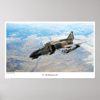 Aviation Art Poster "F-4 Phantom II"
