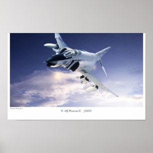 Aviation Art Poster "F-4 Phantom II JASDF"