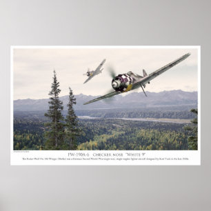 Aviation Art poster "Fw190"