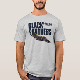 Aviation Art T-shirt “F-4EJ Kai JASDF BLACK PANTH"