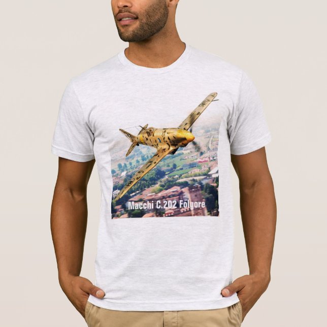 Aviation Art T-shirt “Macchi C.202 Folgore" (Front)