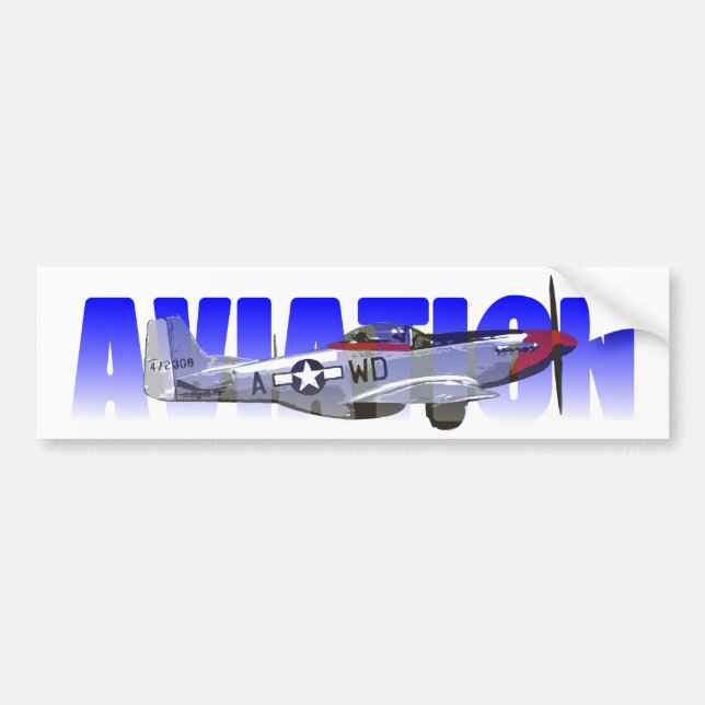 Aviation Bumper Sticker (Front)