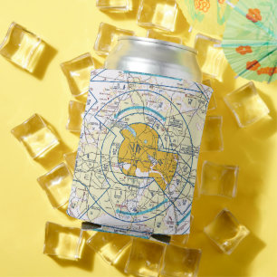 Aviation Chart Can Cooler