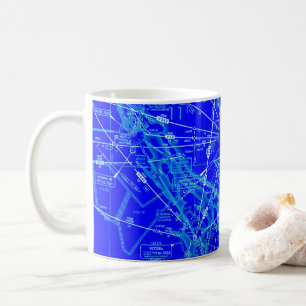Aviation Chart Coffee Mug