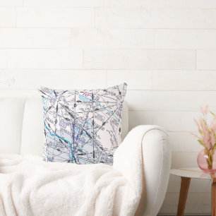 Aviation Chart Cushion