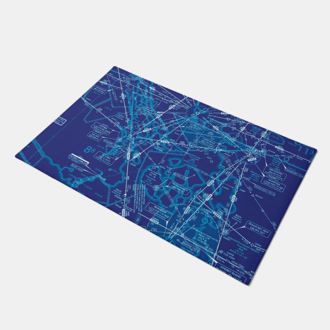 Aviation Chart Doormat (Angled)