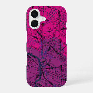Aviation Chart iPhone 16 Case