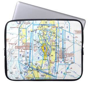 Aviation Chart Laptop Sleeve