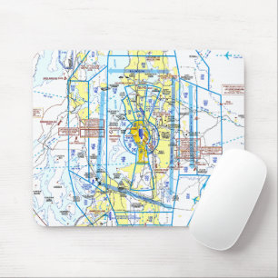 Aviation Chart Mouse Pad