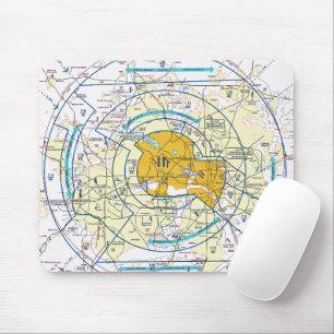 Aviation Chart Mouse Pad
