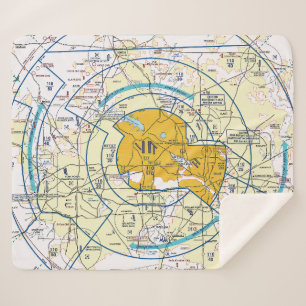 Aviation Chart Sherpa Blanket