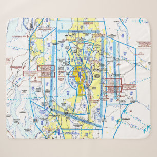 Aviation Chart Sherpa Blanket