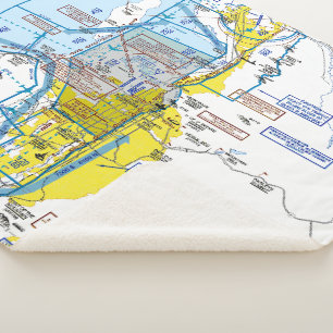 Aviation Chart Sherpa Blanket