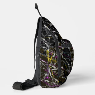 Aviation Chart  Sling Bag