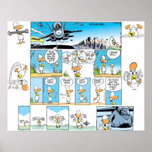 Aviation Comics Poster