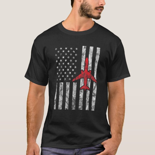 Aviation Day Vintage 1 T-Shirt (Front)