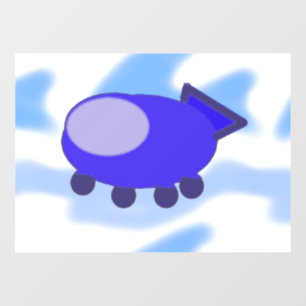 Aviation Flying Blue Spaceship Blue Sky