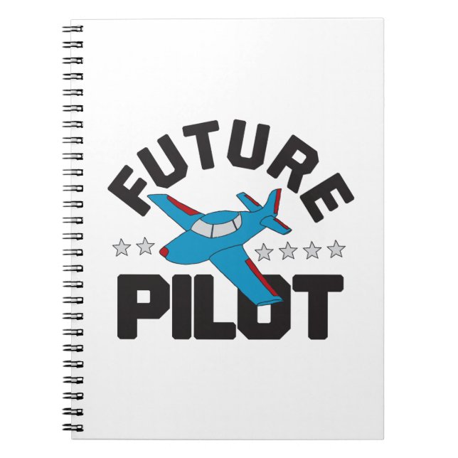 Aviation for Kids Flying High Future Pilots Notebook (Front)