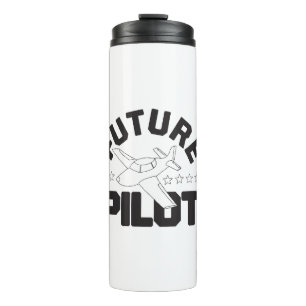 Aviation for Kids Flying High Future Pilots Plane Thermal Tumbler