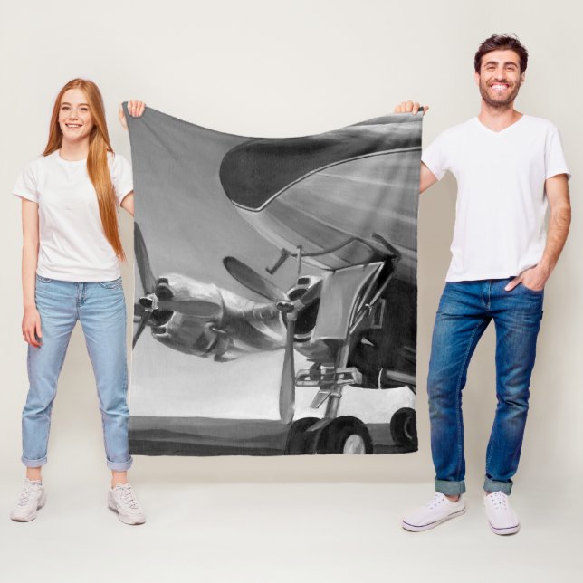 Aviation Icon Fleece Blanket (In Situ)